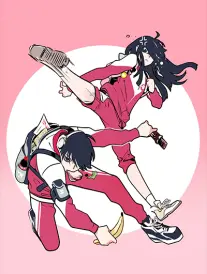 动漫少女角色白鸟千鹤的漫画改编设定图